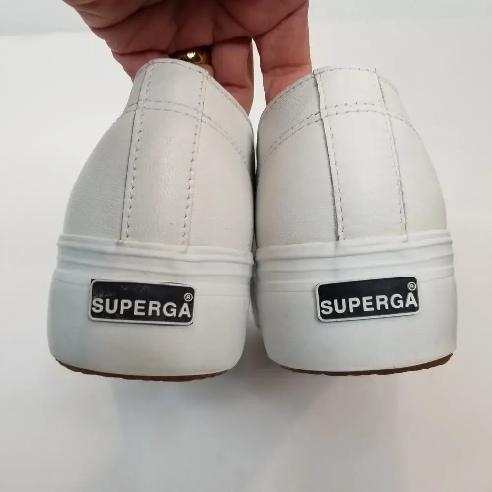 Superga women white